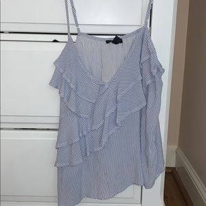 Striped American Eagle Tank Top